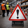 Other Danger Ahead Reflective Temporary Road Traffic Sign – Class RA1 – Zintec Plate – Industrial Use