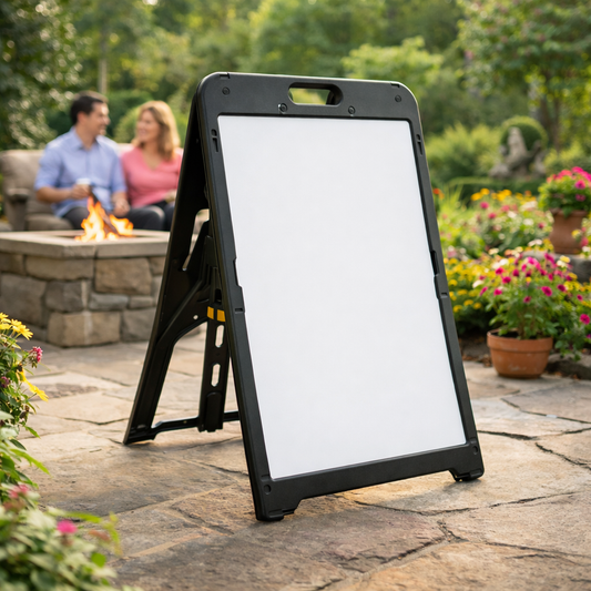 Plastic Sign Frame – 871mm x 791mm x 35mm – High Density Polyethylene – Indoor/Outdoor Use