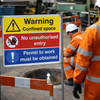 Confined Space Warning Sign – No Unauthorised Entry – Permit to Work