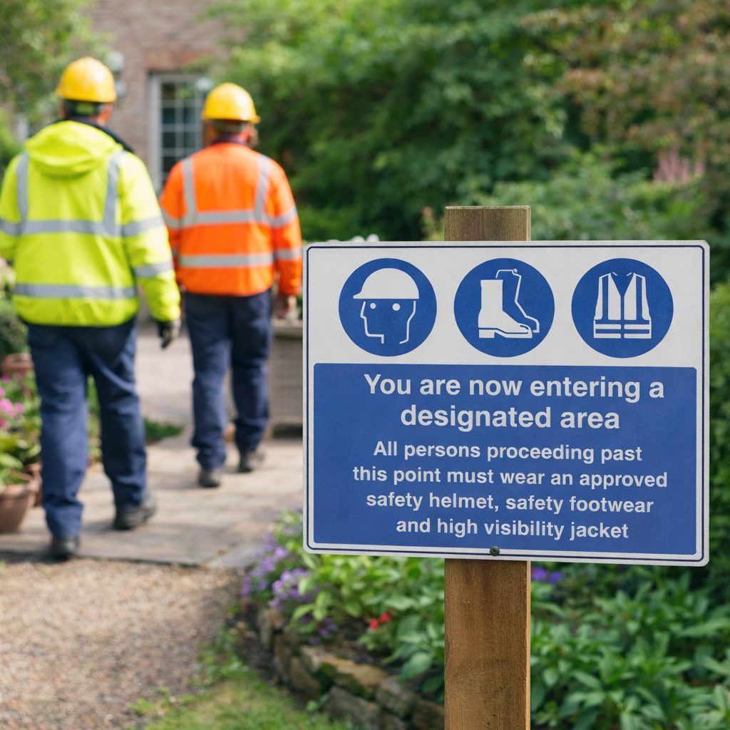 Safety Signs – 1mm Rigid Plastic – Quick-Fix Vinyl – Indoor/Outdoor Use