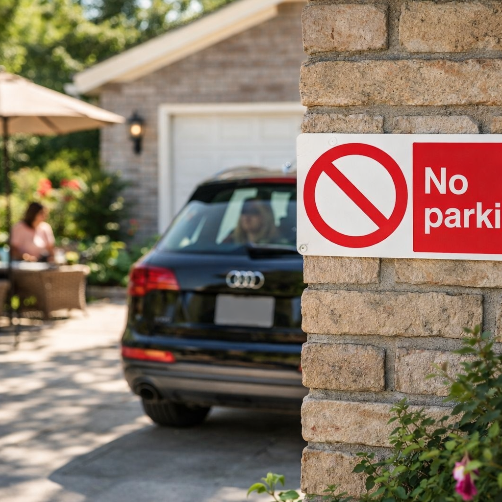 No Parking Safety Sign – Multiple Materials – Indoor/Outdoor
