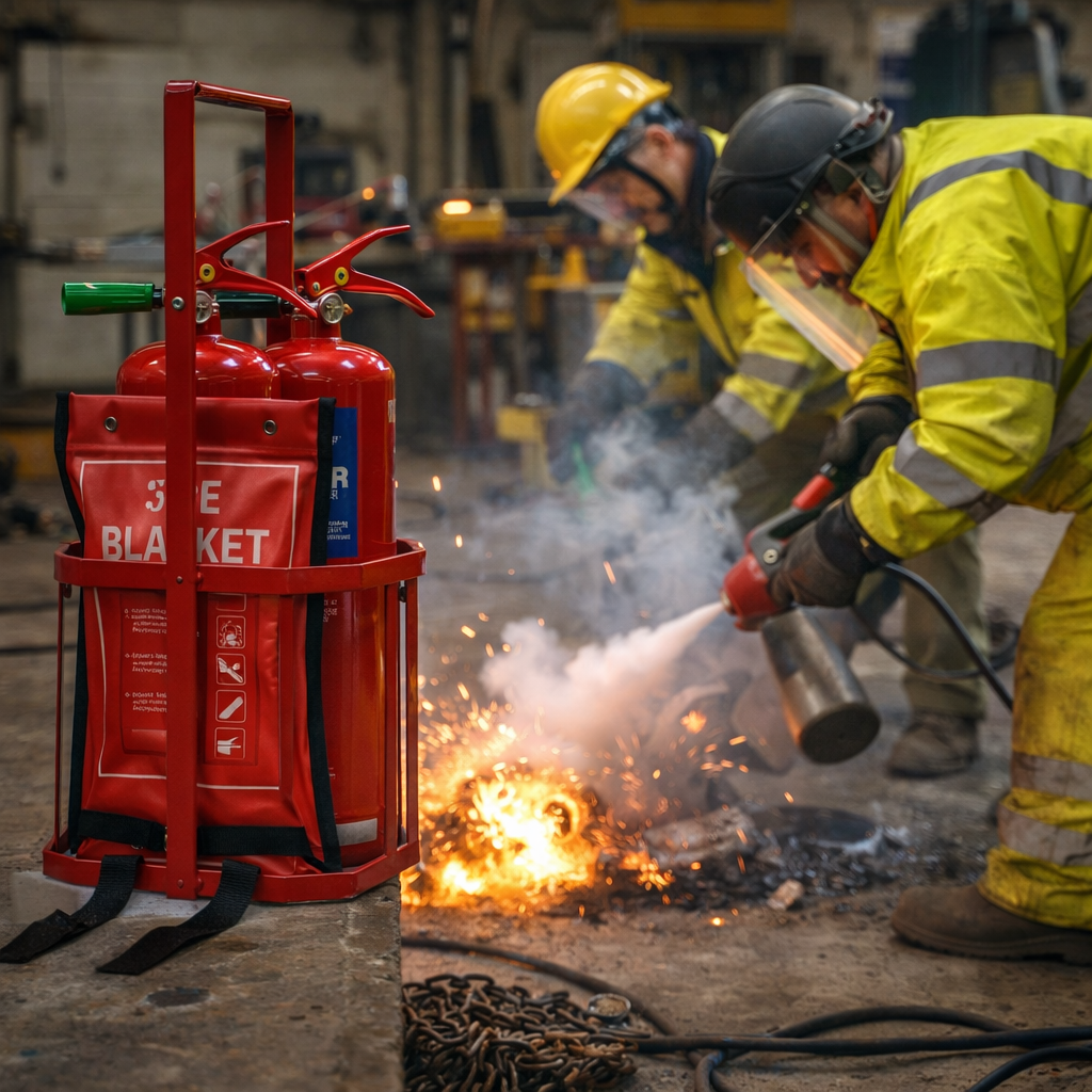 Hot Works Kit – Multi-Extinguisher – Complete Safety Solution – Industrial Use