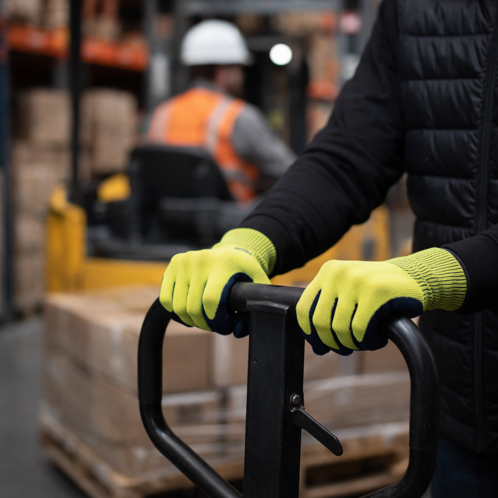 Comfort Gloves – Yellow – Enhanced Grip – Industrial Use