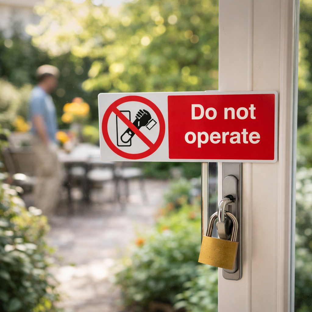 Do Not Operate Safety Signs – 1mm Rigid Plastic – Indoor/Outdoor Use