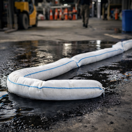 Oil Only Absorbent Marine Booms – Pack of 4 – Polypropylene – Marine Spill Cleanup