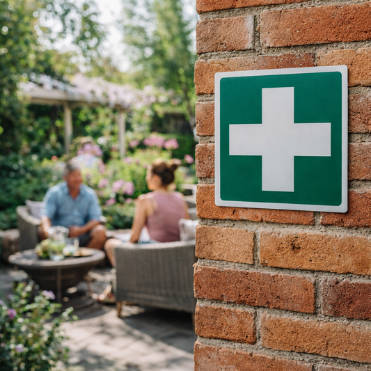 First Aid Symbol Safety Signs – 1mm Rigid Plastic – Indoor/Outdoor