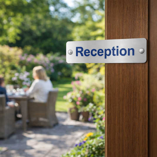 Visual Impact Door Signs – 200mm x 50mm – Aluminium – Indoor & Outdoor