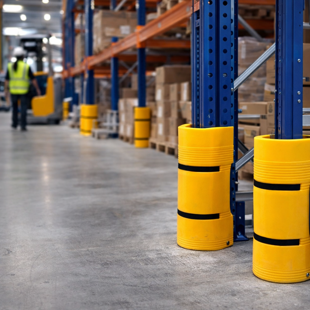 Pallet Racking Protectors – 550mm High – Polyethylene – Warehouse Safety
