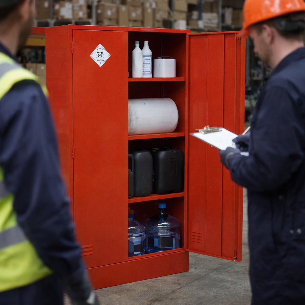 Pesticide Storage Cabinets – 1829x915x457mm – Steel & Epoxy Finish – Industrial Use