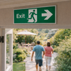 Exit Signs – Running Man & Arrow Right – Indoor/Outdoor