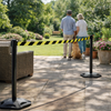 Retractable Safety Barrier – 4.9m Length – Outdoor Use