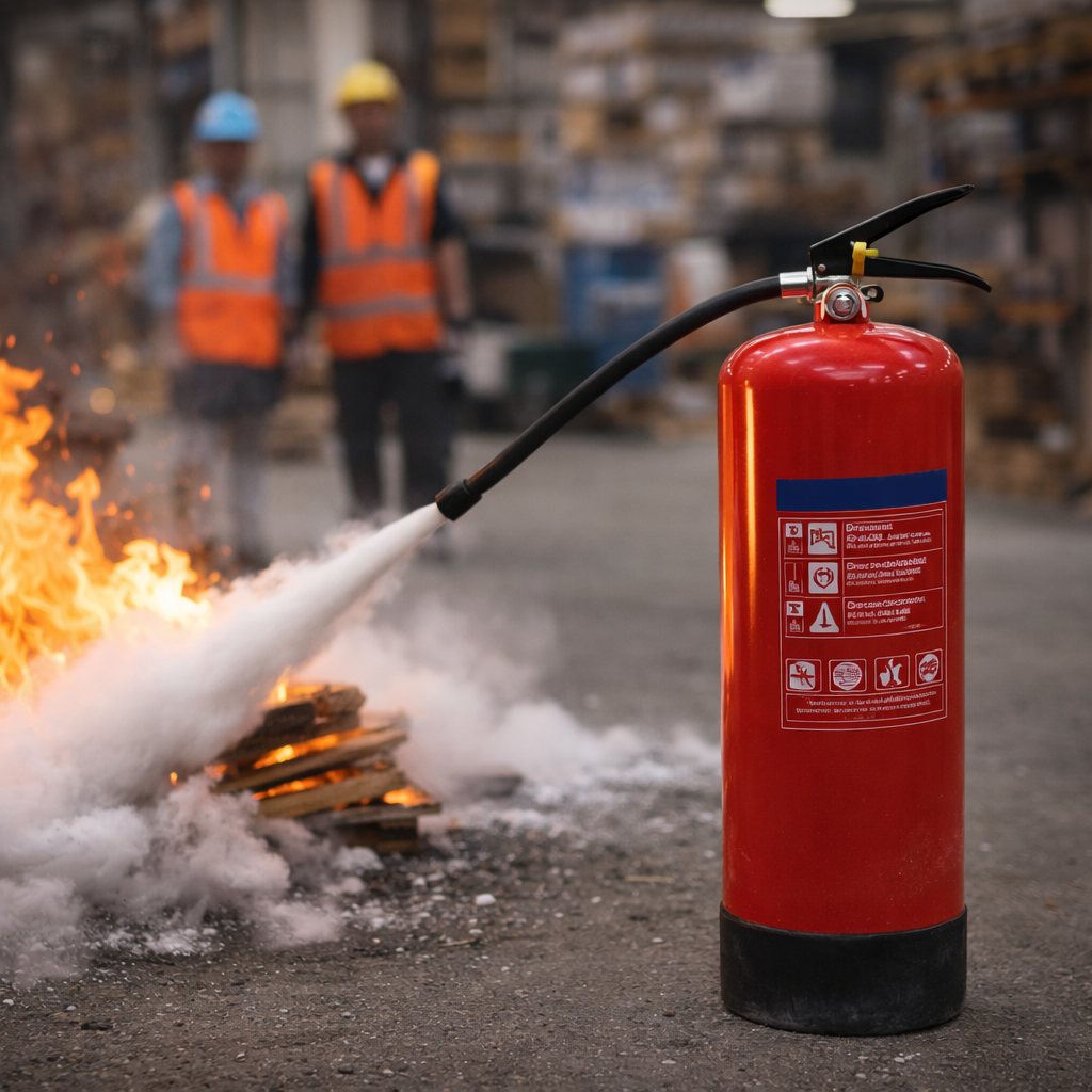 Dry Powder Fire Extinguisher – 9kg – ABC Multi-Purpose – Industrial