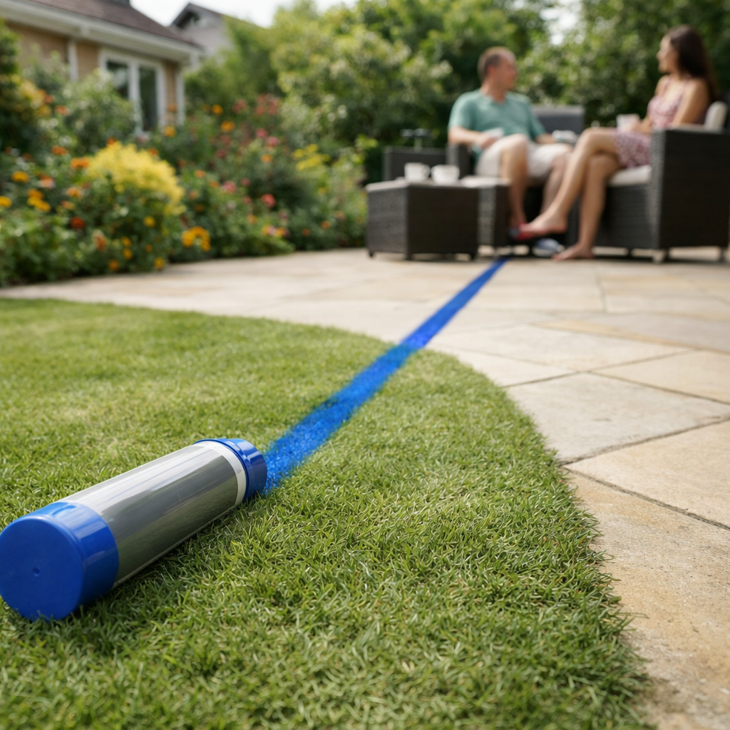 Permanent Line Marking Paint – Blue 750ml – Durable Synthetic Resin – Indoor & Outdoor