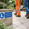 Protective Footwear Must Be Worn Safety Sign – 1mm Rigid Plastic & Vinyl – Indoor/Outdoor Use