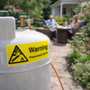 Pressurised Cylinder Safety Signs – 1mm Rigid Plastic – Indoor & Outdoor Use