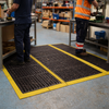 Interlocking Anti-Fatigue Rubber Matting – 92cm x 92cm – Nitrile – Industrial Use