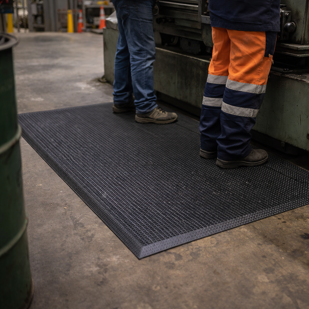 Anti-Fatigue Matting – Durable PolyNit Skin – Industrial Use
