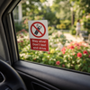 Safety Sign – 75mm x 100mm – Self Adhesive Vinyl – Indoor/Outdoor Use