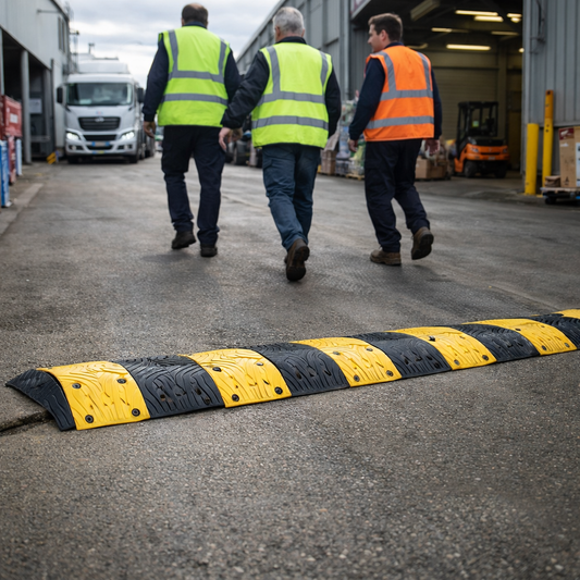 Speed Ramp Kit – 70mm High – Synthetic Rubber – Pedestrian Safety