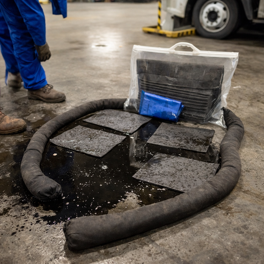 50 Litre Spill Response Kit in Clip Bag – Maintenance – Clip Bag – Maintenance, Oil & Chemical – Industrial Use