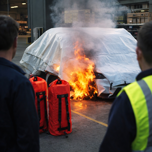 Fire Blankets – Multiple Sizes – Fibreglass & Polymer – Vehicle Fire Safety