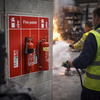 Double Fire Extinguisher Location Board – 900mm x 900mm – Foam PVC – Safety Compliance