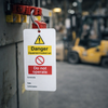 Danger Equipment Locked Out Safety Tags – 80mm x 150mm – Matt PVC – Industrial Use