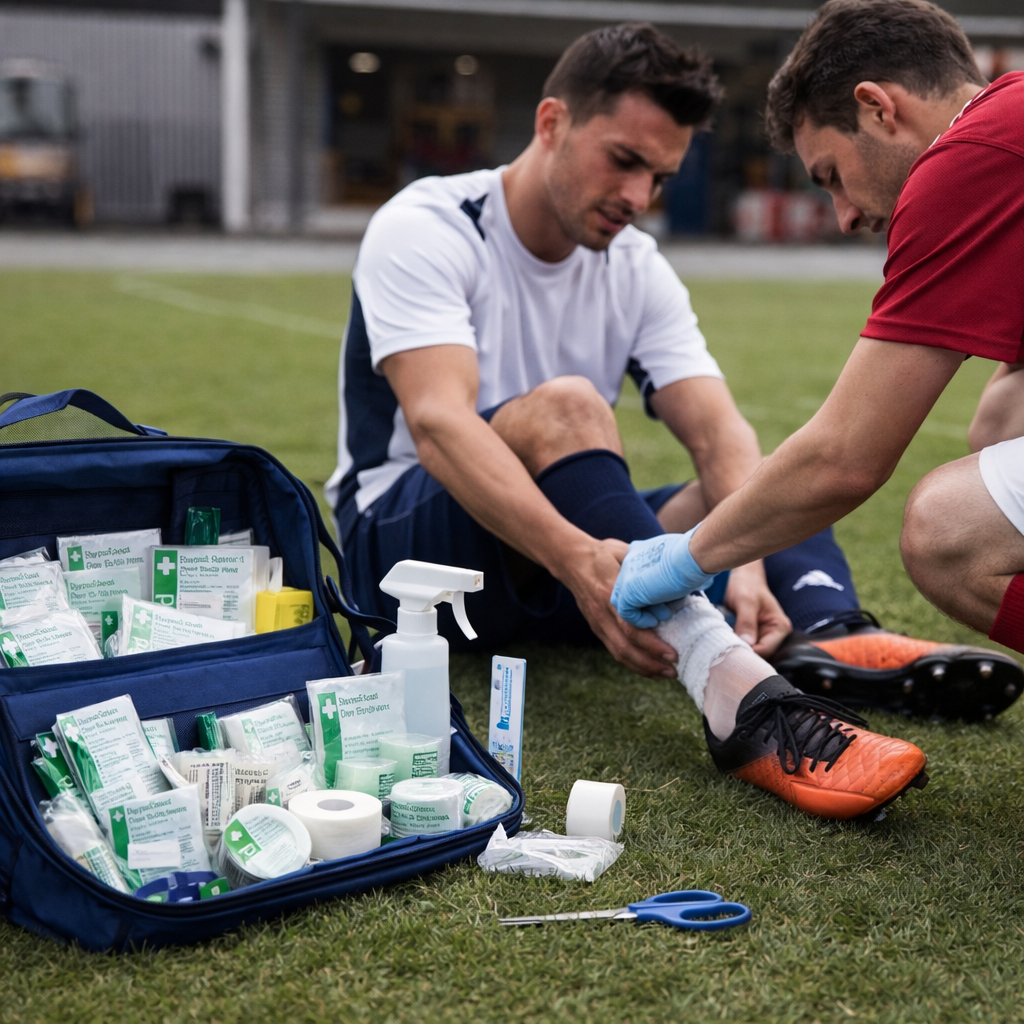 Football First Aid Kits – Large Sports Bags – Emergency Supplies – Sports Use