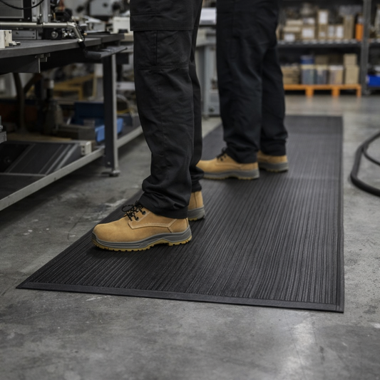 Anti-Fatigue Workstation Matting – 9.4mm Vinyl Foam – Industrial Use