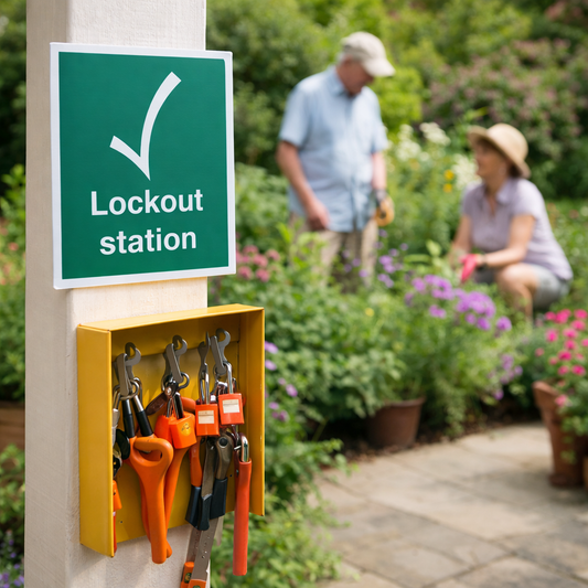 Lockout Station Signs – 150mm x 200mm – Rigid Plastic – Indoor/Outdoor