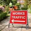 Temporary Traffic Sign – 600mm x 450mm – Polypropylene RA1 – Indoor/Outdoor Use