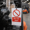 Do Not Start Double Sided Safety Tag (Pack of 10) – 80mm x 150mm – Matt PVC – Industrial Use