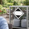 Hazard Warning Diamond Sign – Self-Adhesive Vinyl – Indoor/Outdoor Use