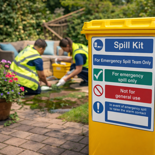 Spill Kit Sign – Emergency Use Only – Indoor/Outdoor Safety