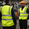 High Visibility Waistcoats – Fluorescent Yellow – EN471 Class 2 – Industrial Use