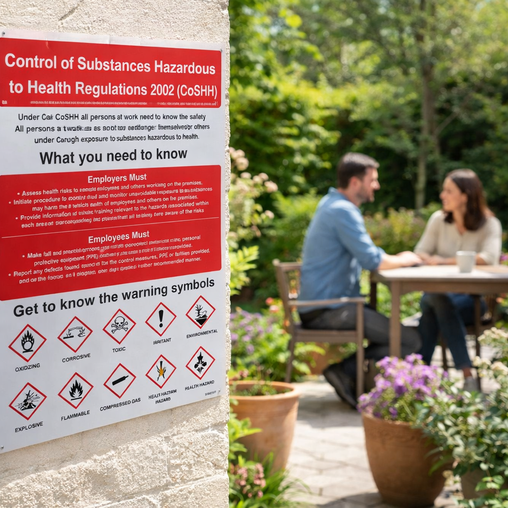 Control Substances Hazardous to Health Poster – 400mm x 600mm – Rigid Plastic – Indoor/Outdoor