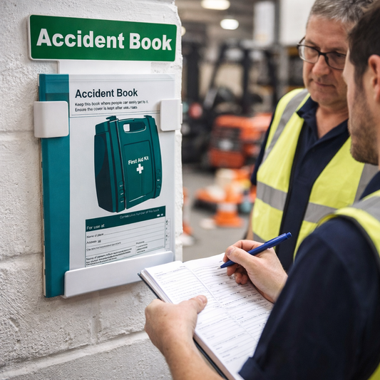 Accident Book and Holder – Pre-Drilled – Workplace Safety