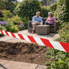 Reflective Barrier Tape – 75mm x 250m – Non-Adhesive Polyethylene – Indoor/Outdoor Use