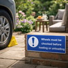 Safety Sign – 1mm Rigid Plastic – Weather Resistant – Indoor/Outdoor Use