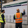 Large Format Visual Management Wall Board – 2440 x 1220mm – Dibond Composite – Industrial Use