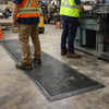 Interlock Linear Anti-Fatigue Matting – Heavy Duty Rubber – Industrial Use
