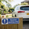 Reverse Parking Only Safety Signs – 1mm Rigid Plastic – Indoor/Outdoor