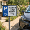 Reflective Disabled Badge Holders Sign – 320mm x 250mm – Aluminium Composite – Outdoor Use