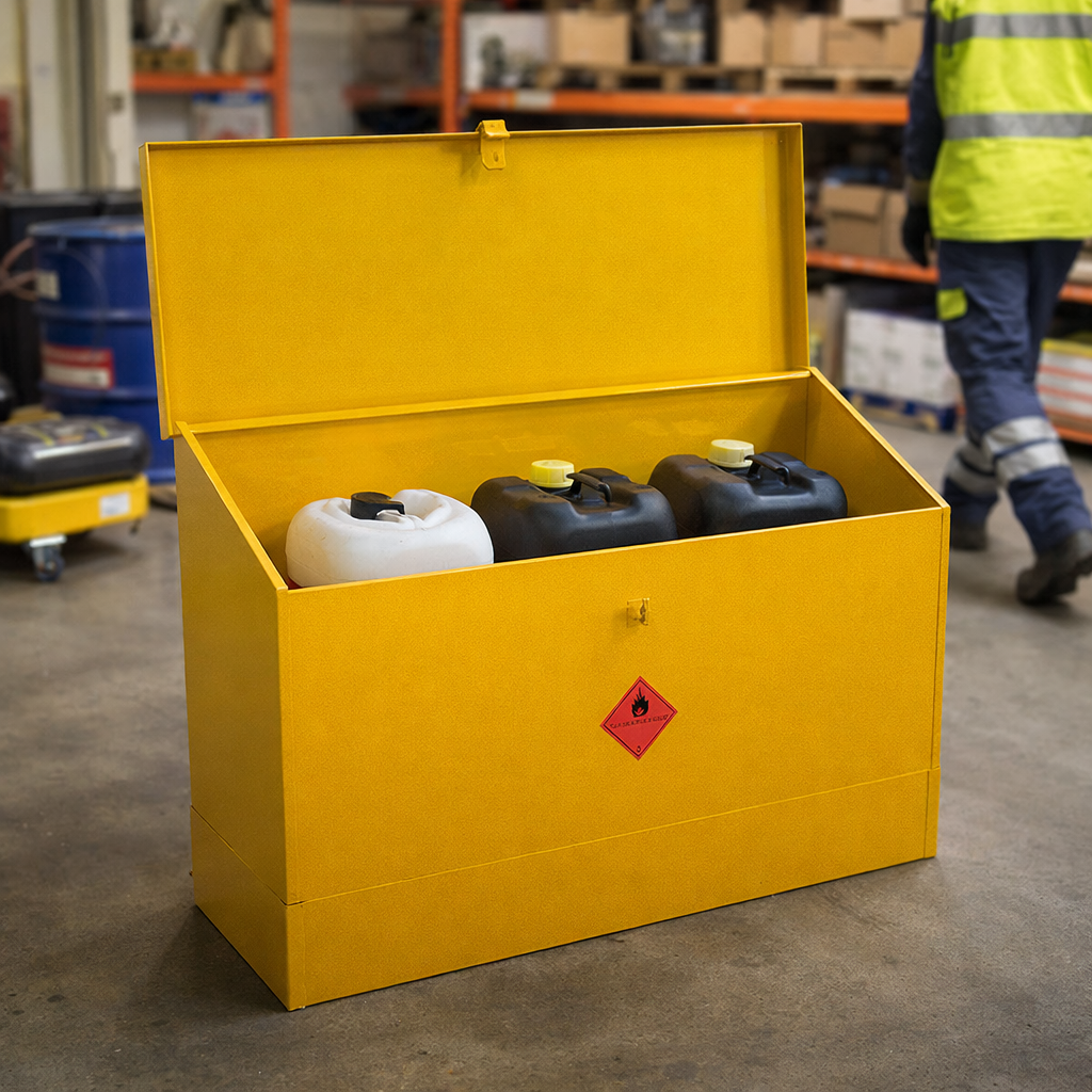 Hazardous Substance Storage Chest – 762x1168x457mm – Mild Steel – Indoor Use