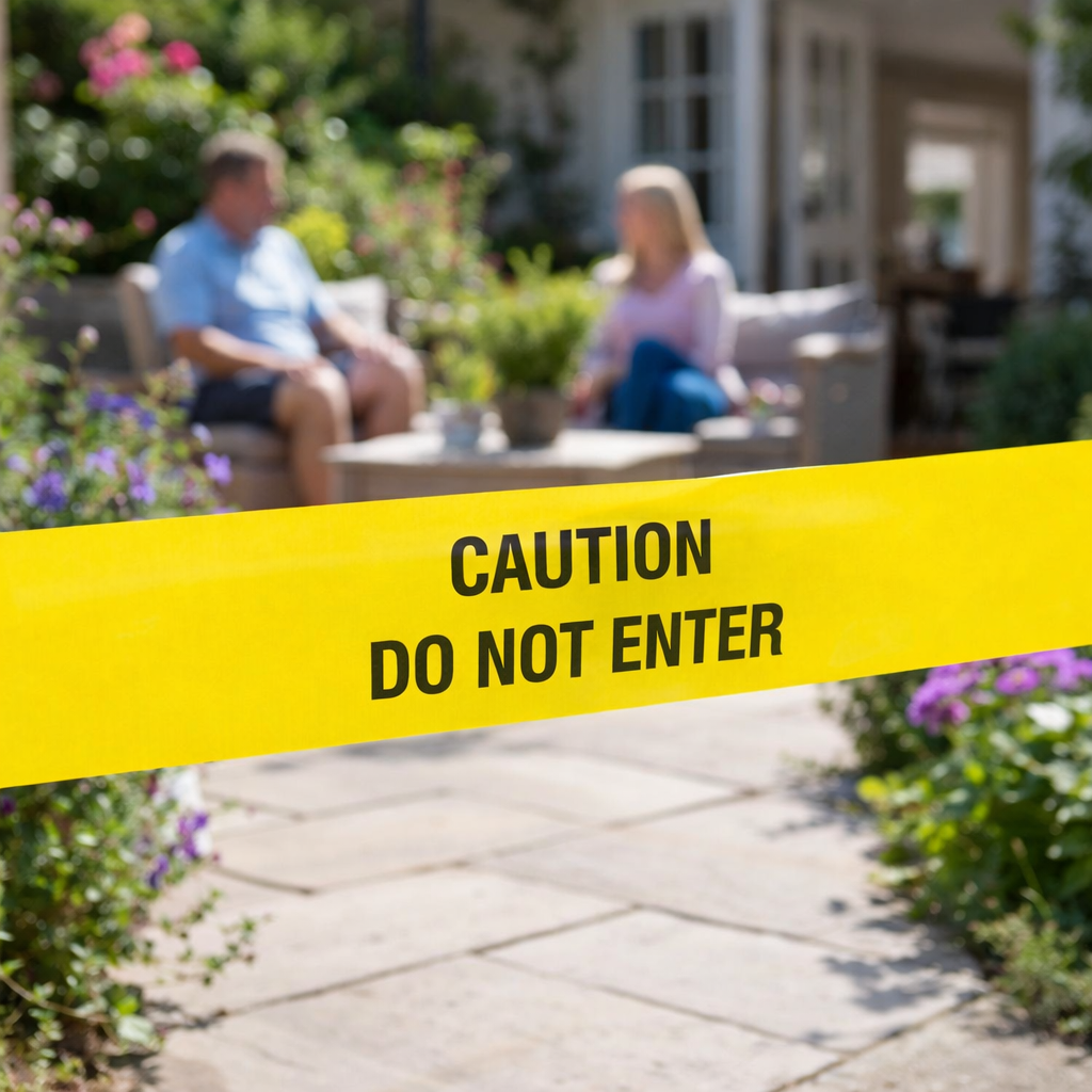 Caution Do Not Enter Barrier Tape – Yellow – Non-Adhesive Polythene – Indoor/Outdoor Use
