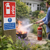 Fire Extinguisher Safety Sign – 150mm x 300mm – Rigid Plastic – Indoor/Outdoor Use