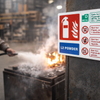 Powder Fire Extinguisher Identification Signs – Landscape – Professional Use