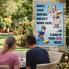 Safety Poster – Your Mother Doesn't Work Here – 510mm x 760mm – Synthetic Paper – Indoor/Outdoor Use