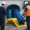 4 Drum Spill Containment Pallet – Covered – Polyethylene – Industrial