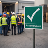 Assembly Point Sign – Durable Material – Safety & Instructions
